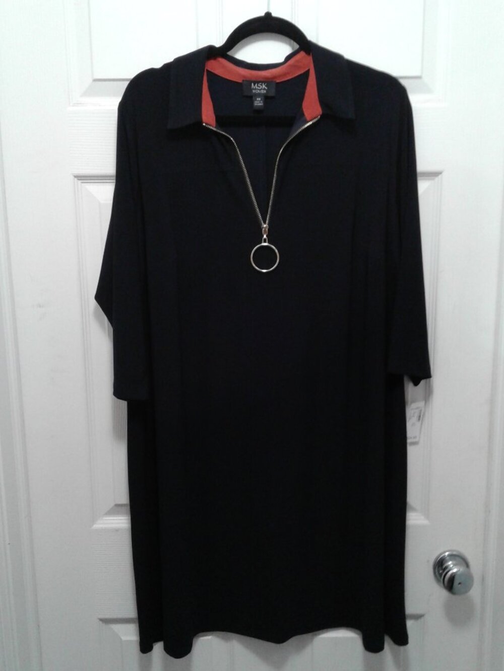 MSK Woman Black Dress  Size 2X   NWT